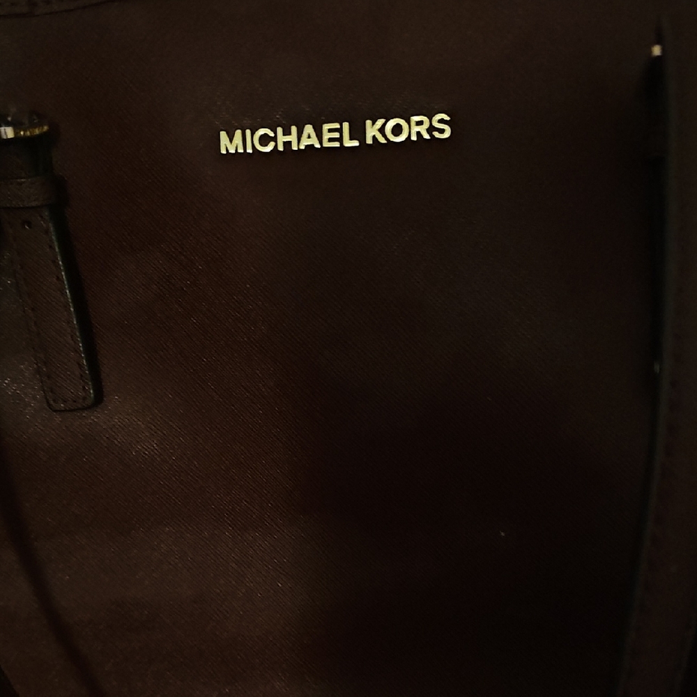 Michael Kors Deep Red Tote Bag - Picture 3 of 9